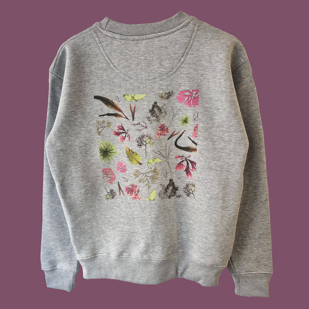 Grey Marl Seaweed Jumper ( Sweatshirt )