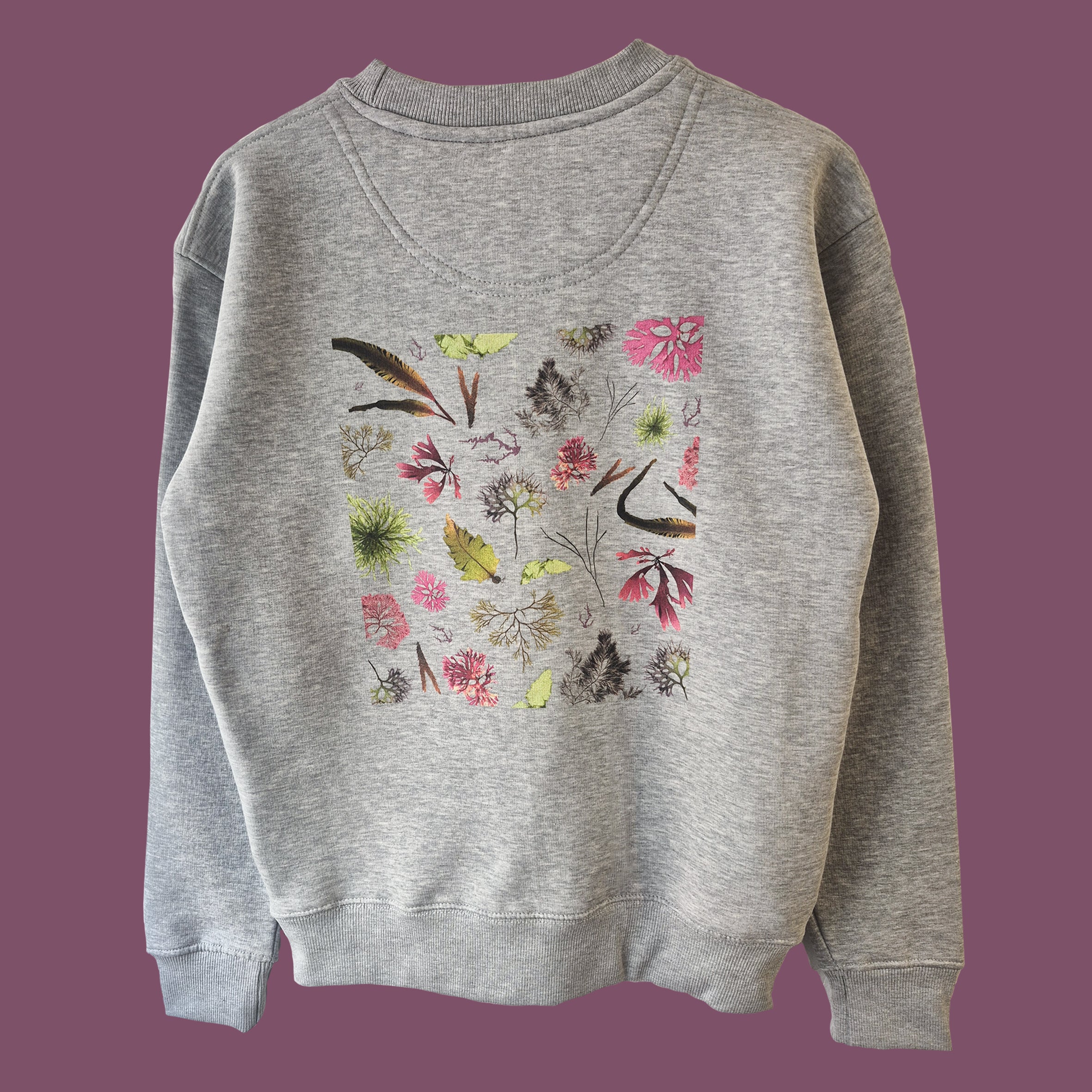 Grey Marl Seaweed Jumper ( Sweatshirt )